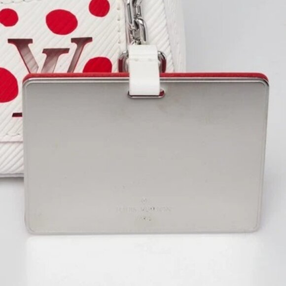 Louis Vuitton x YK White/Red Epi Painted Dots Leather Marellini Bag - Picture 6 of 12